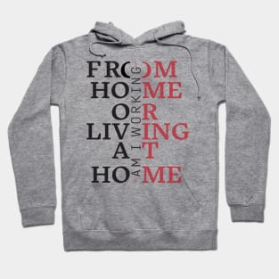 AM I WORKING FROM HOME OR LIVING AT HOME Hoodie